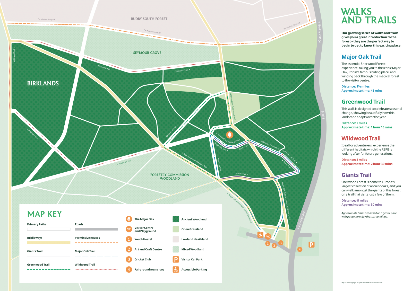 Sherwood Forest Railway Map
