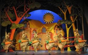 Jack and the Beanstalk, dancing rabbits