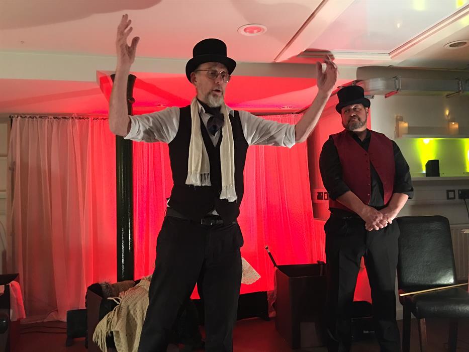 Mick and Dave, a.k.a. The Woolly Tellers