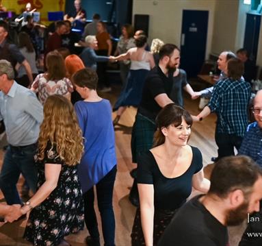 The Big Moose Ceilidh at the Gunthorpe Village Hall.