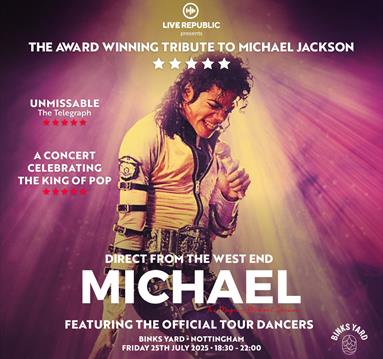 Michael Starring Ben concert poster