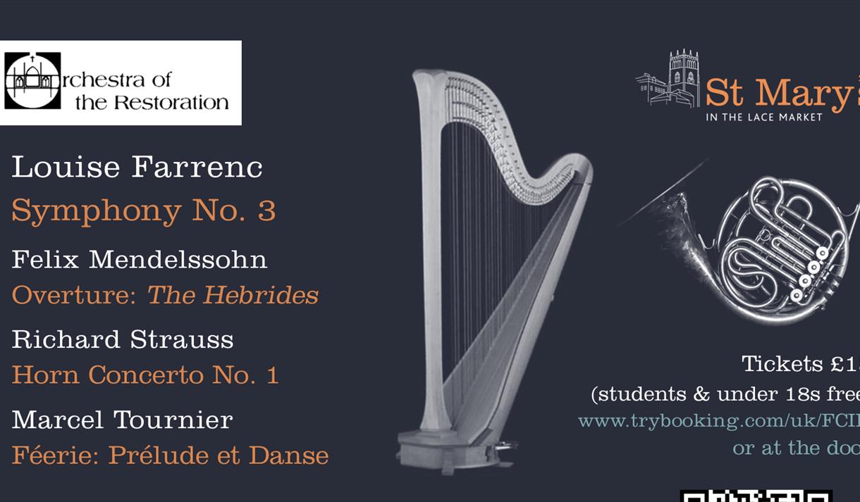 Orchestra of the restoration Concert - Farrenc, Mendelssohn & Strauss