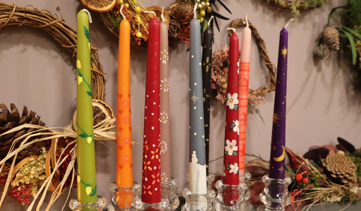 decorated candles