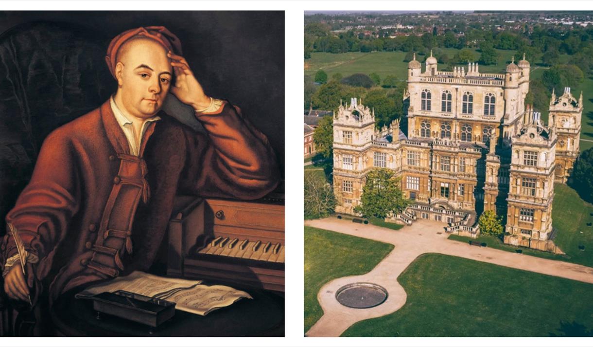 old photograph of Wollaton Hall