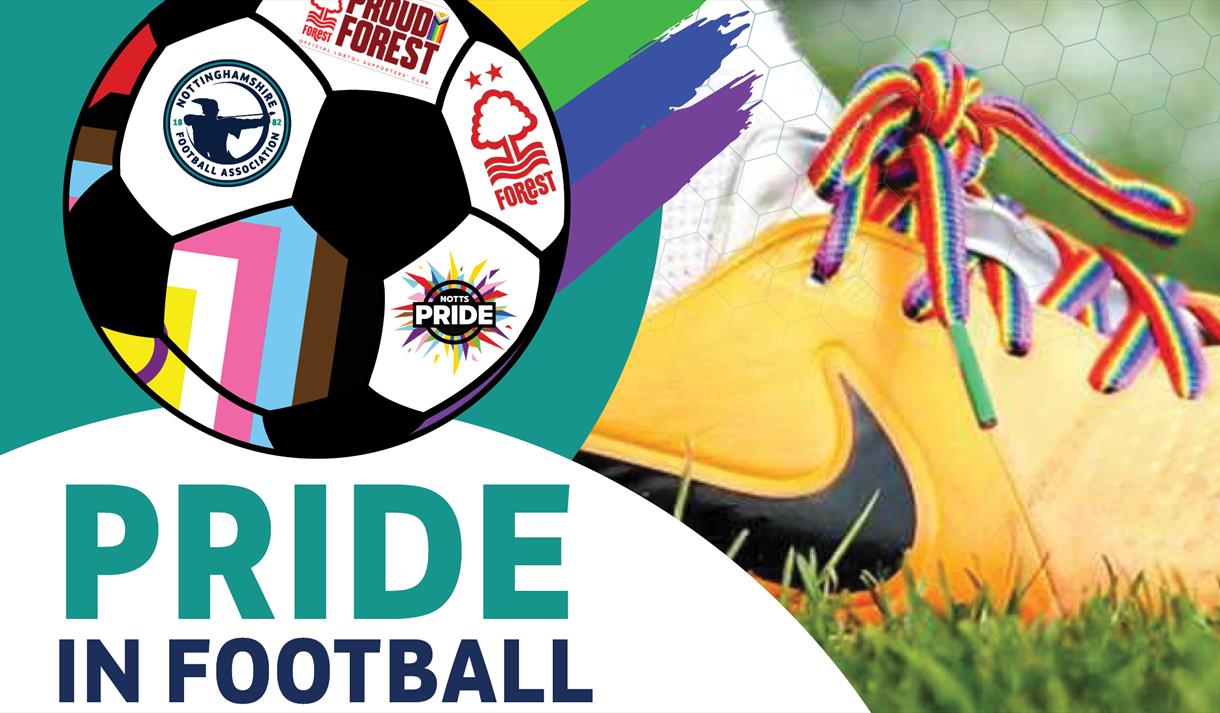 advertisement poster for pride in nottingham