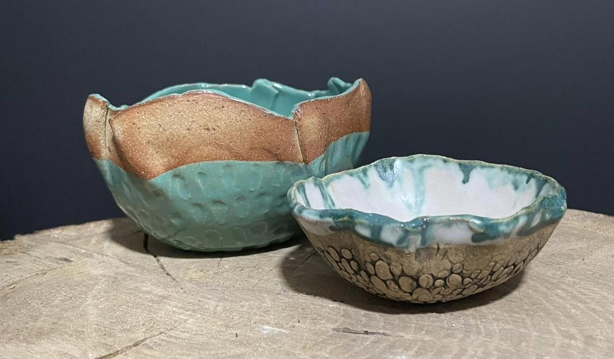 image of two ceramics pots