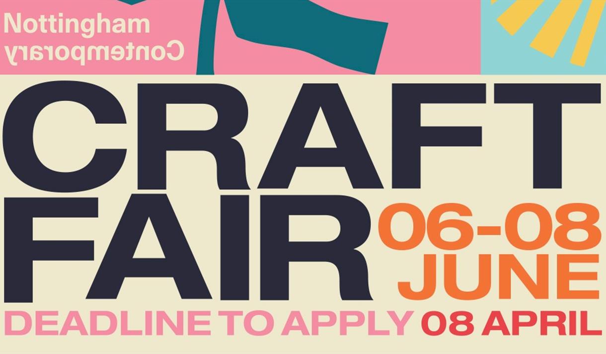 Nottingham Contemporary Craft fair graphic
