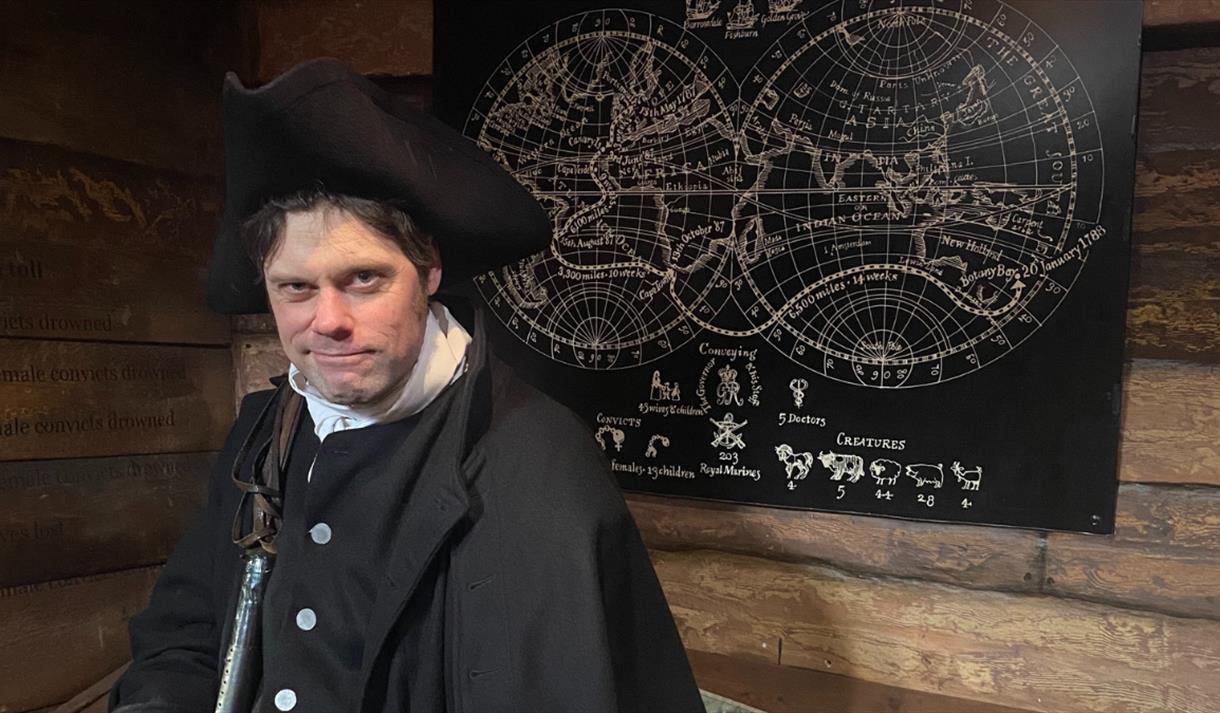 man dressed as pirate