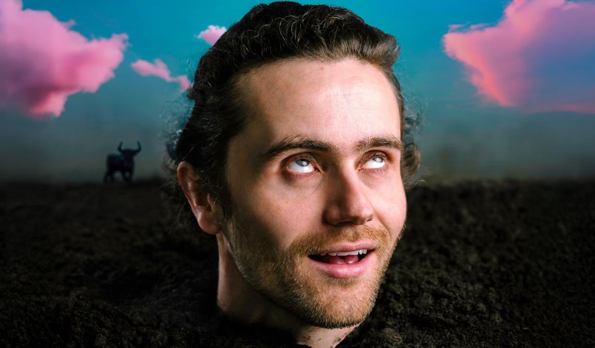 man rolling his eyes