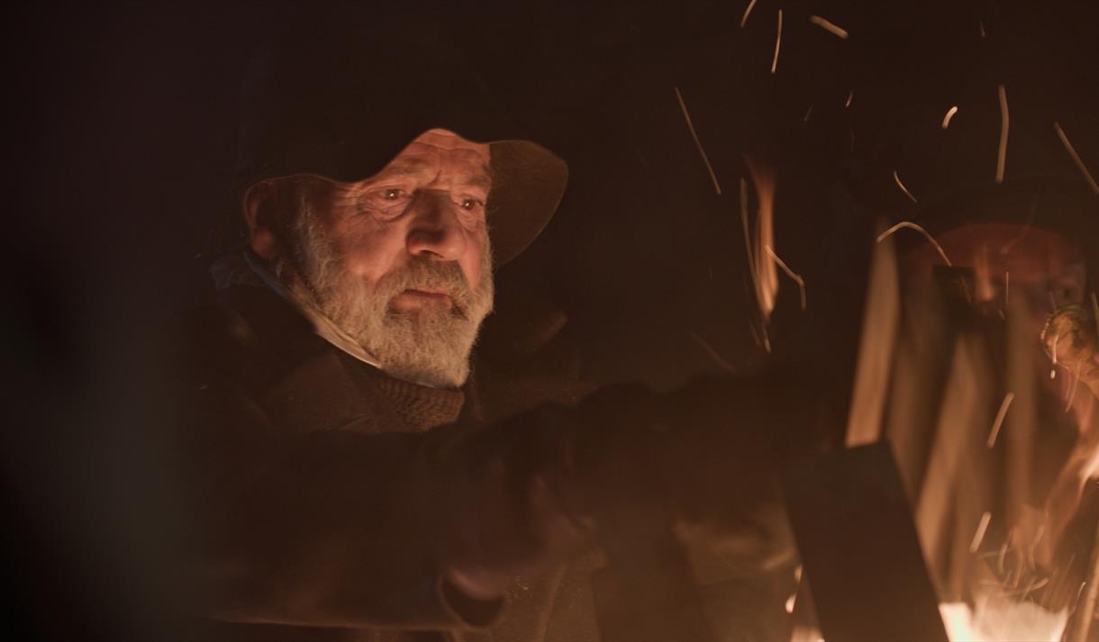 Image of an old man from a short film