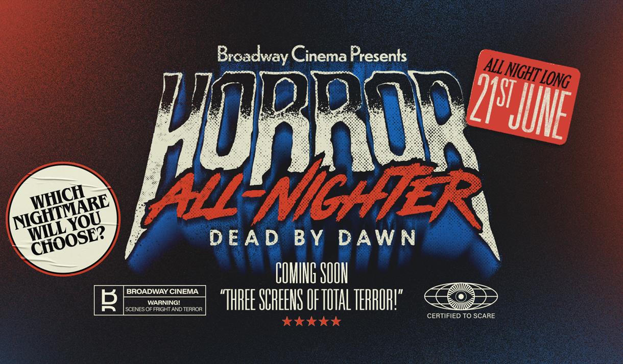 Poster for horror all nighter