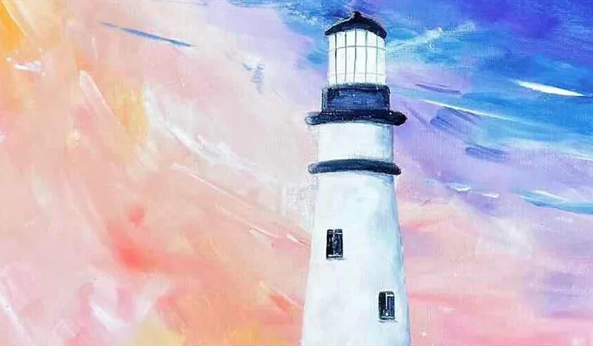 
Paint a lighthouse sunset at Bendigo Lounge with The Paint Club