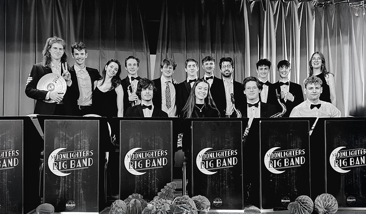 The group called Moonlighters big band
