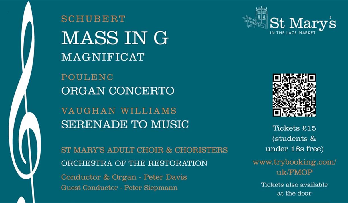 MASS IN G (St Mary's Choir & Orchestra of the Restoration)
