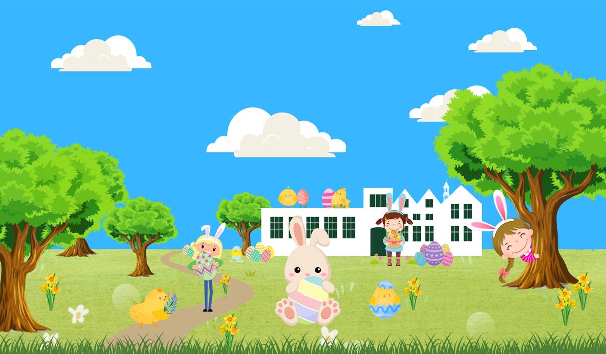 animated easter bunny artwork
