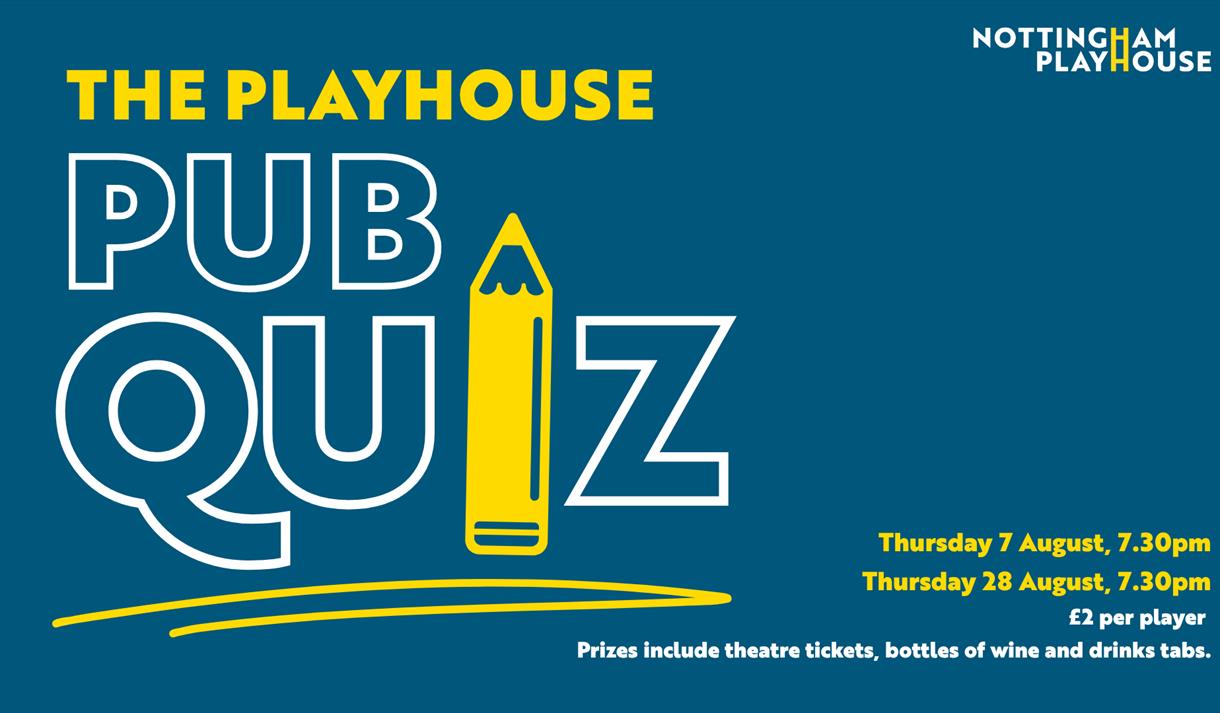 The Playhouse Pub Quiz event Graphic 
