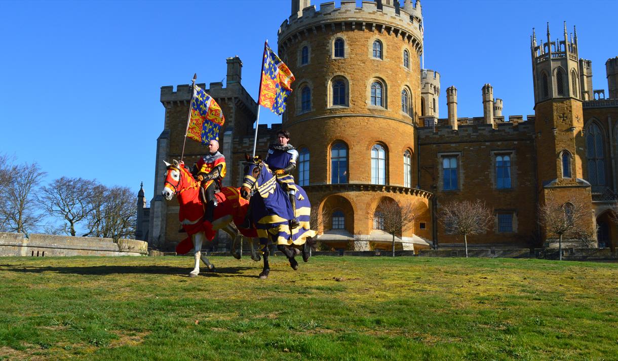 Knight's of Nottingham Jousting Tournament at Belvoir Castle Visit