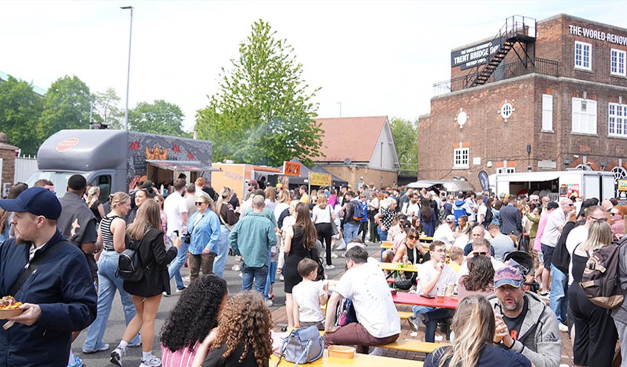 Notts Street Food Festival & Outlaws v Surrey Event Image 
