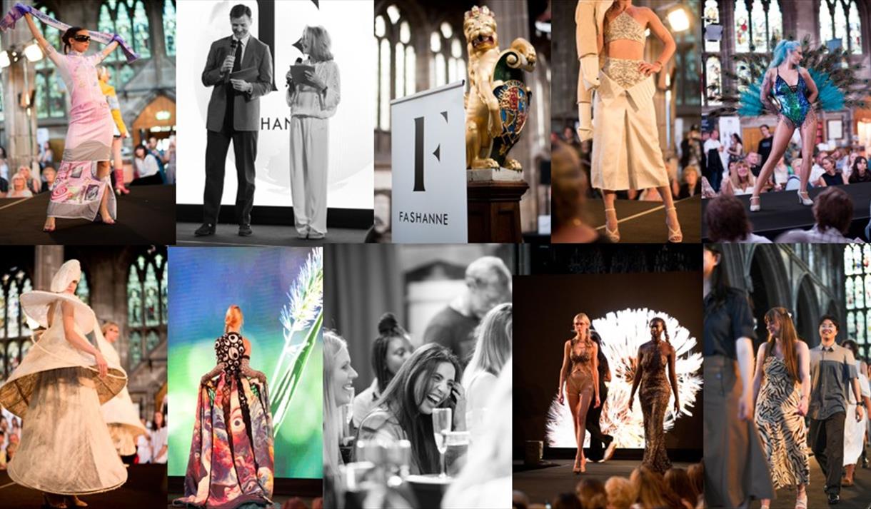 collage of fashion awards
