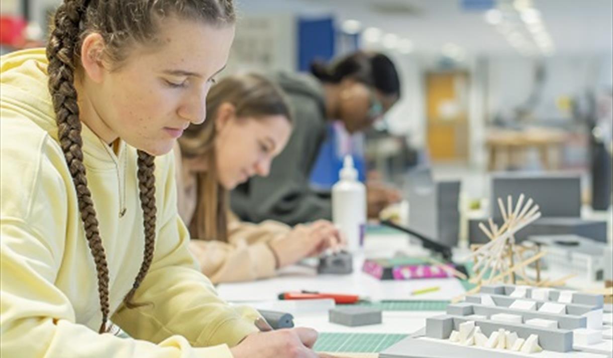 Summer students in design studios