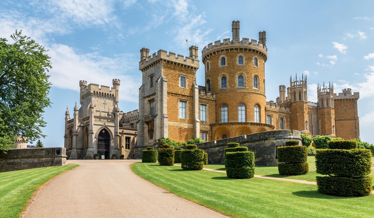 Belvoir Castle and gardens