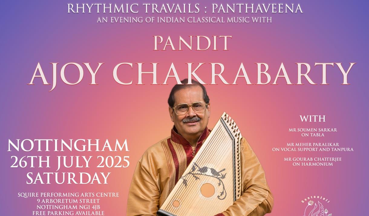 Rhythmic Travails: PanthaVeena: Pandit Ajoy Chakrabarty event graphic