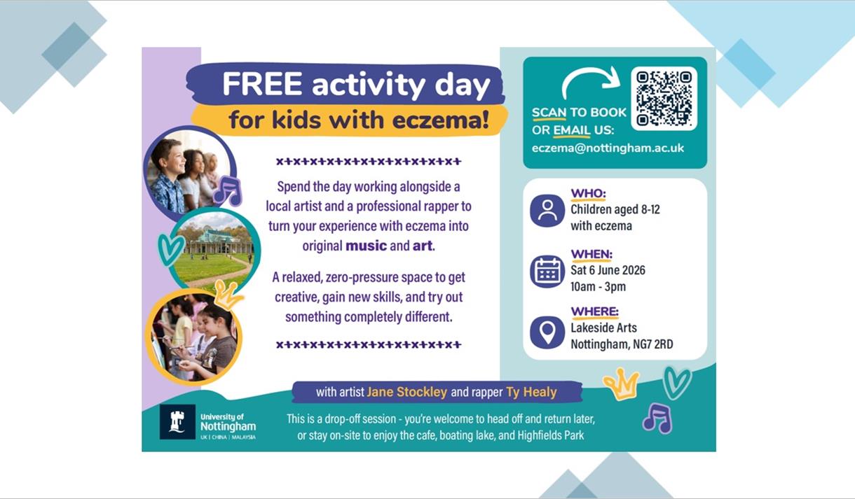 Love the skin you're in - Free activity day for kids with Eczema