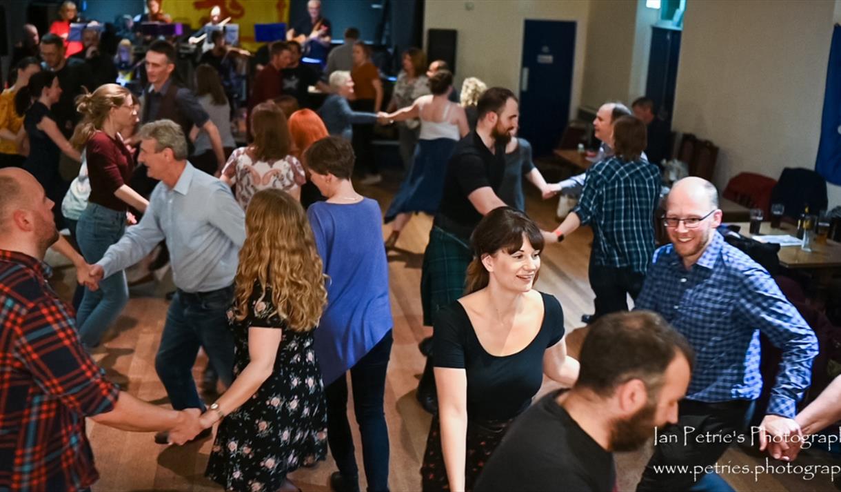 The Big Moose Ceilidh at the Gunthorpe Village Hall.
