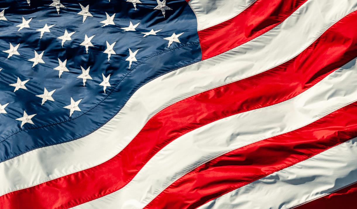 Photo of an American flag