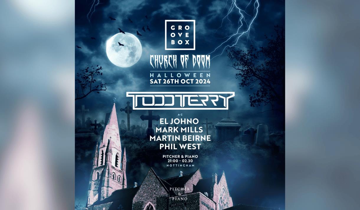 Graphic including title of the event and setlist