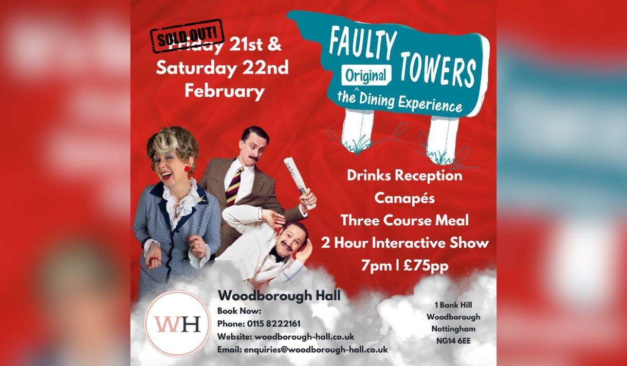 Faulty Towers The Dining Experience 2025 at Woodborough Hall
