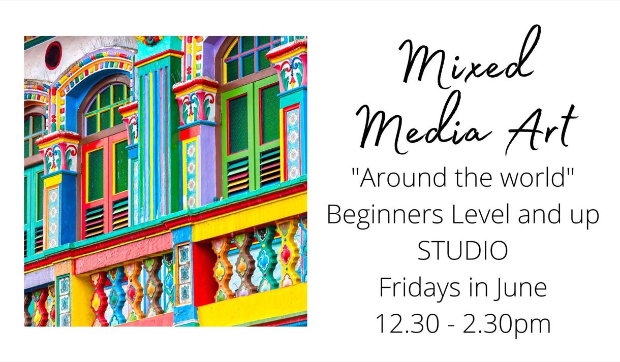 Friday Painting (Mixed media) Class june 2023