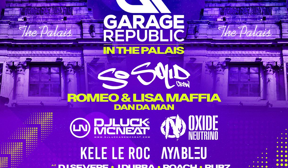 Graphic of the event including name and date of the event