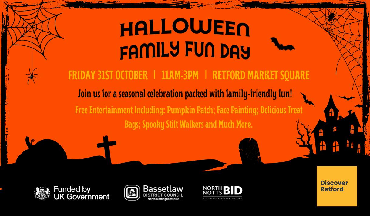 Halloween Family Fun Day Retford 2025
