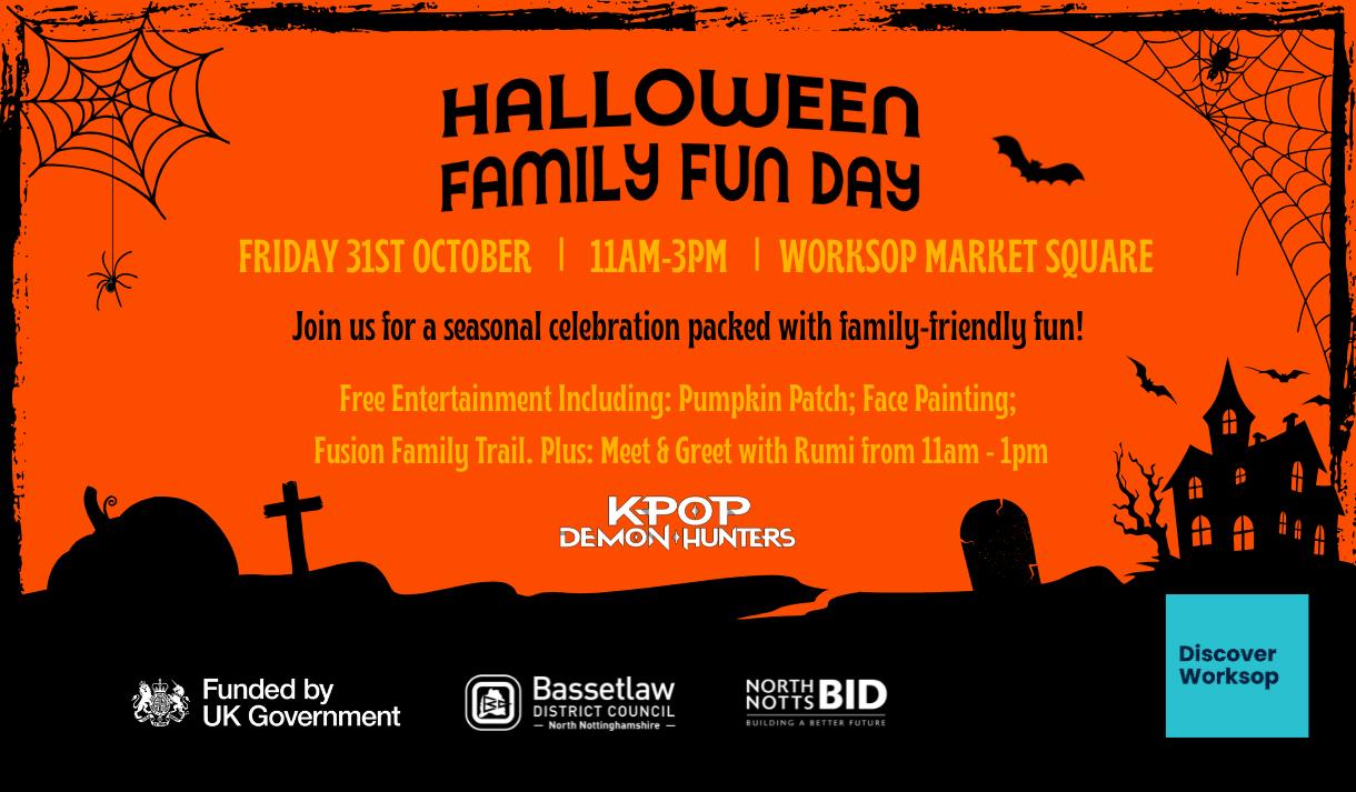 Halloween Family Fun Day Worksop Market 2025
