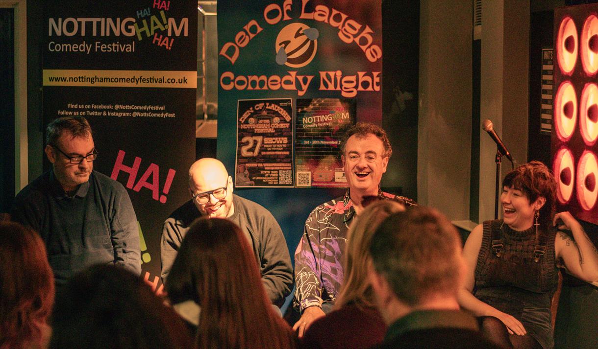 A Political Brunch, current affairs comedy panel show at Nottingham Comedy Festival
