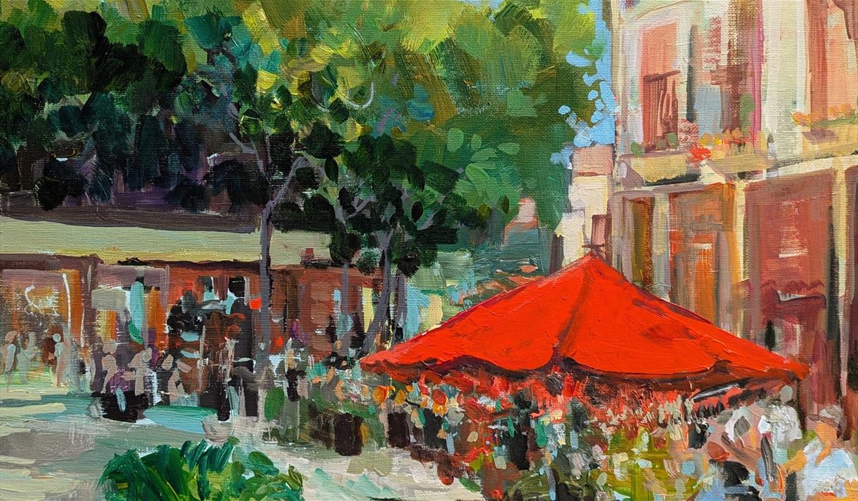 Impressionistic Painting in Acrylics