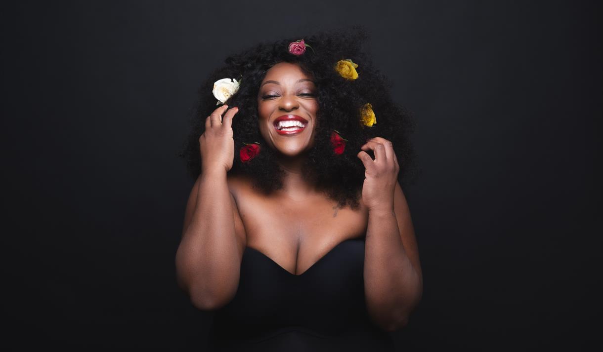 Judy Love has very big and very broad smile