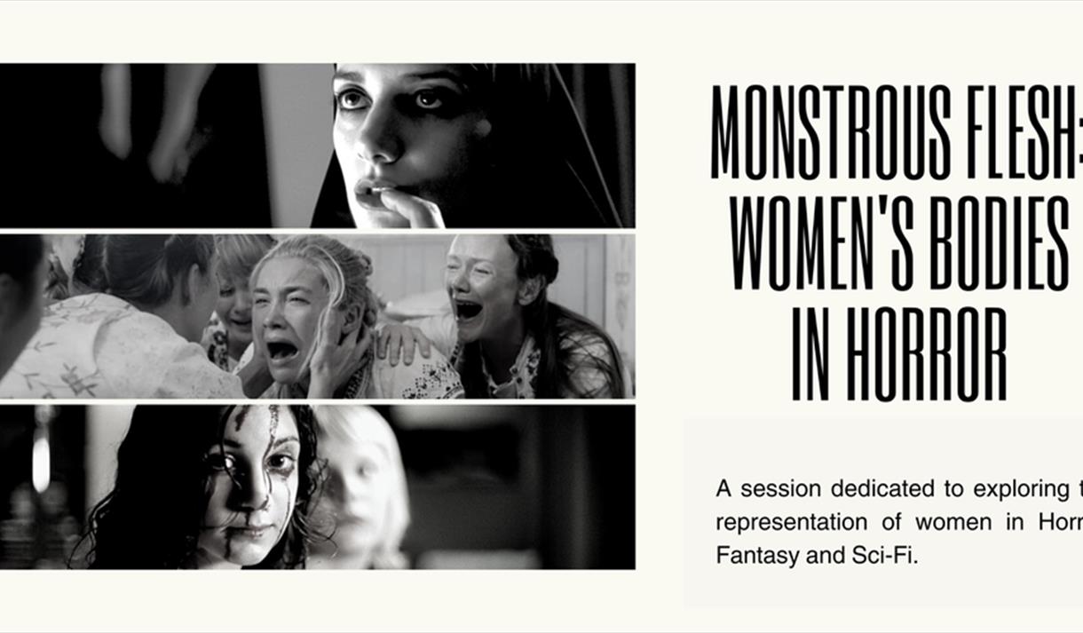 Poster for monstrous flesh film talk