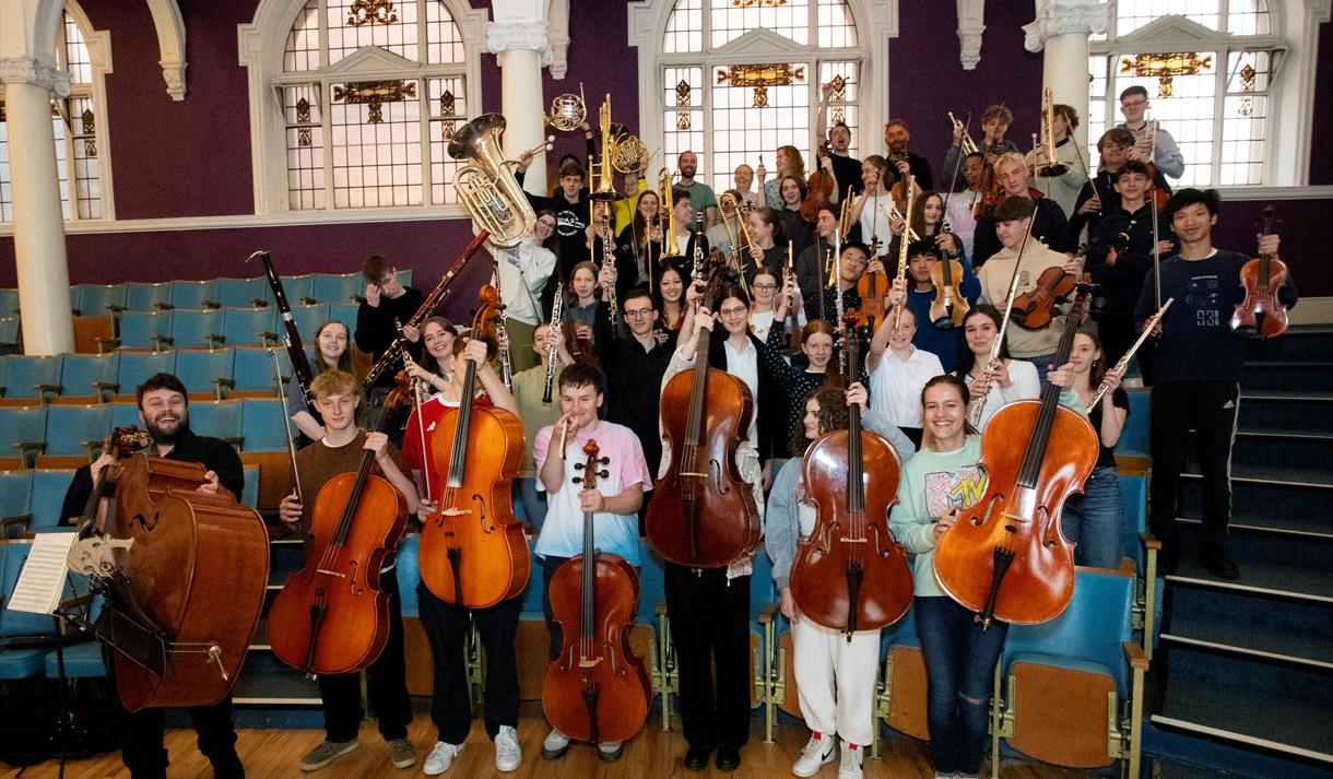 Photo of the Nottingham Youth Orchestra