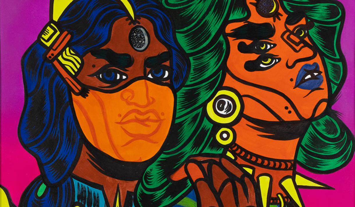 Artwork by Osheen Siva.