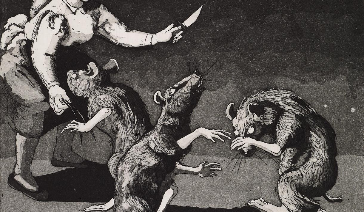 Illustarted graphic by Paula Rego