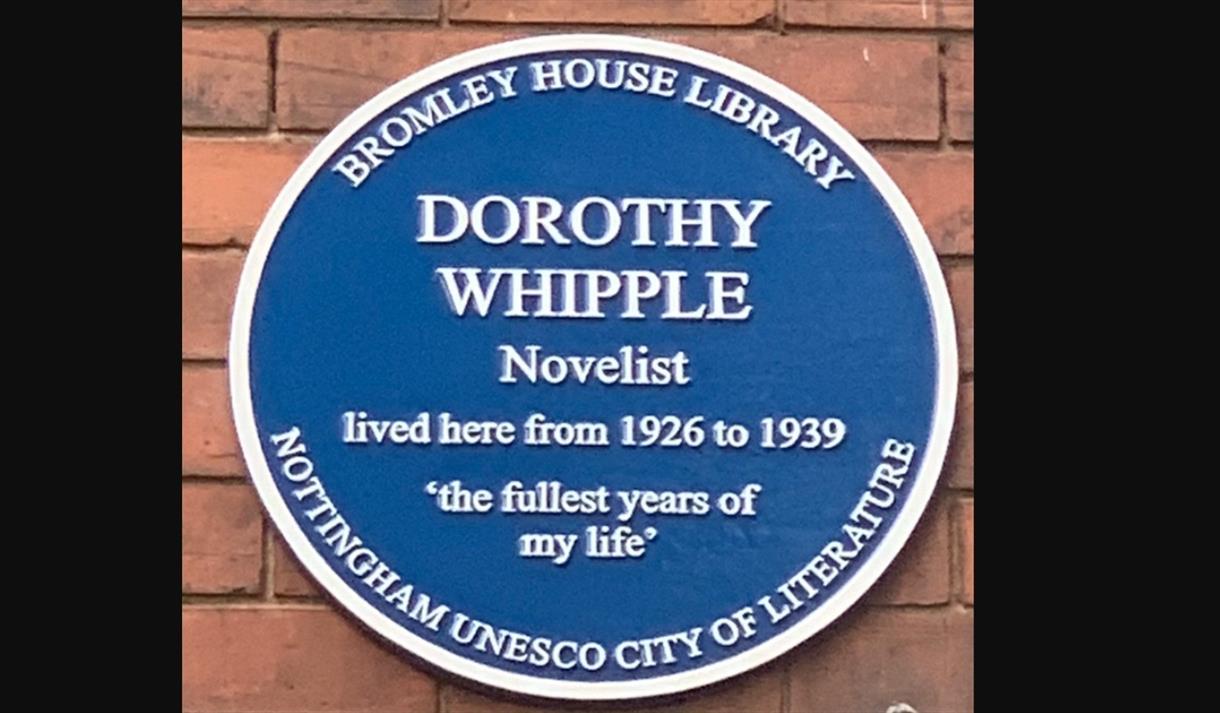 Blue Plaques to remarkable women of Nottingham - A Talk By Sian Trafford