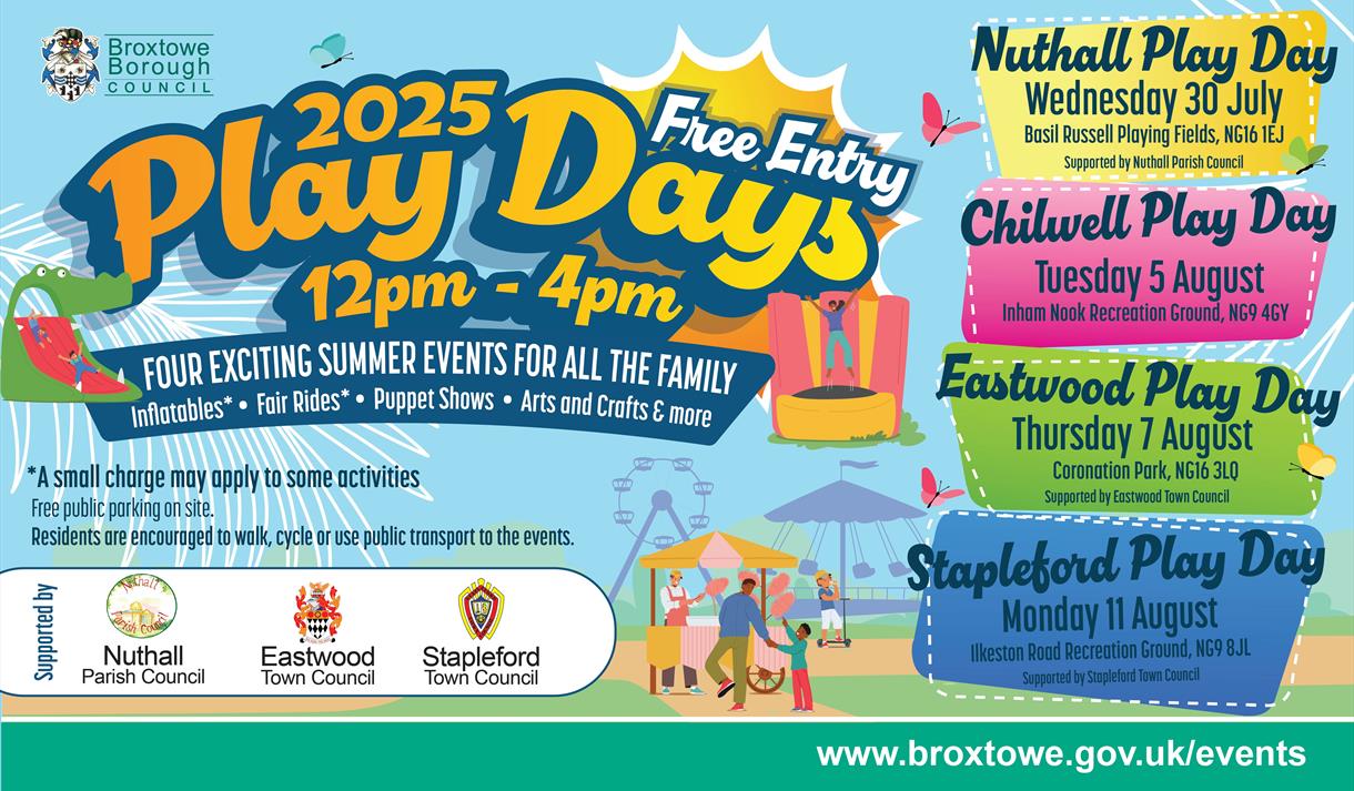 Broxtowe Summer Play Days 2025
