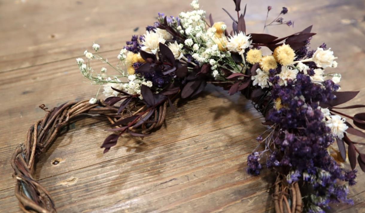 Valentine's Day Heart Wreath at Debbie Bryan
