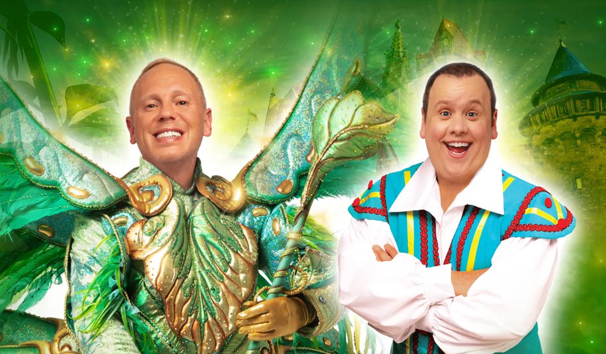 Rob Rinder and Neil Hurst in Jack & the Beanstalk