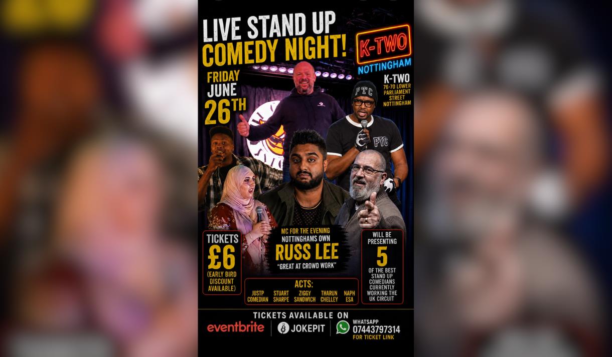 Comedy at k-two - Russ Lee Comedy 2026
