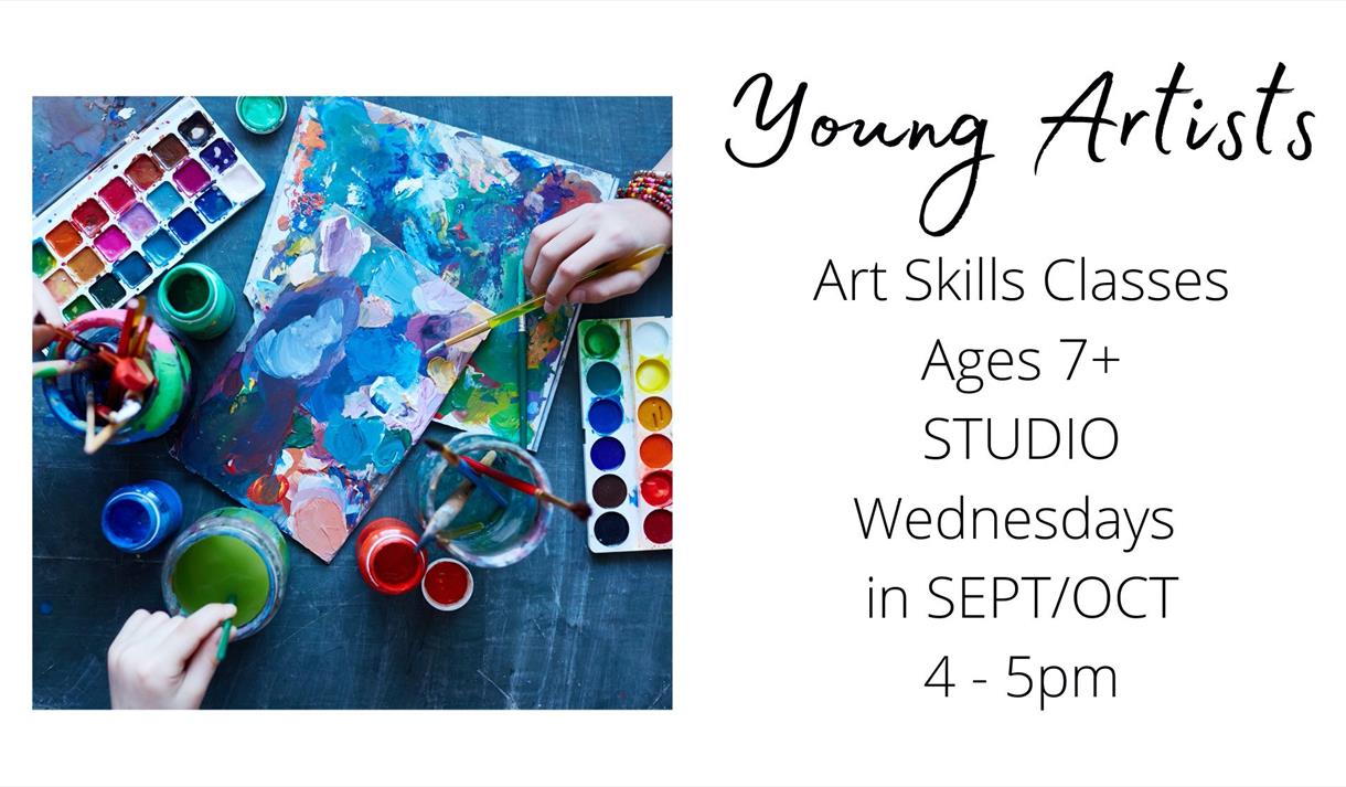 September/October 2023 Studio: Young artists art class: Art skills
