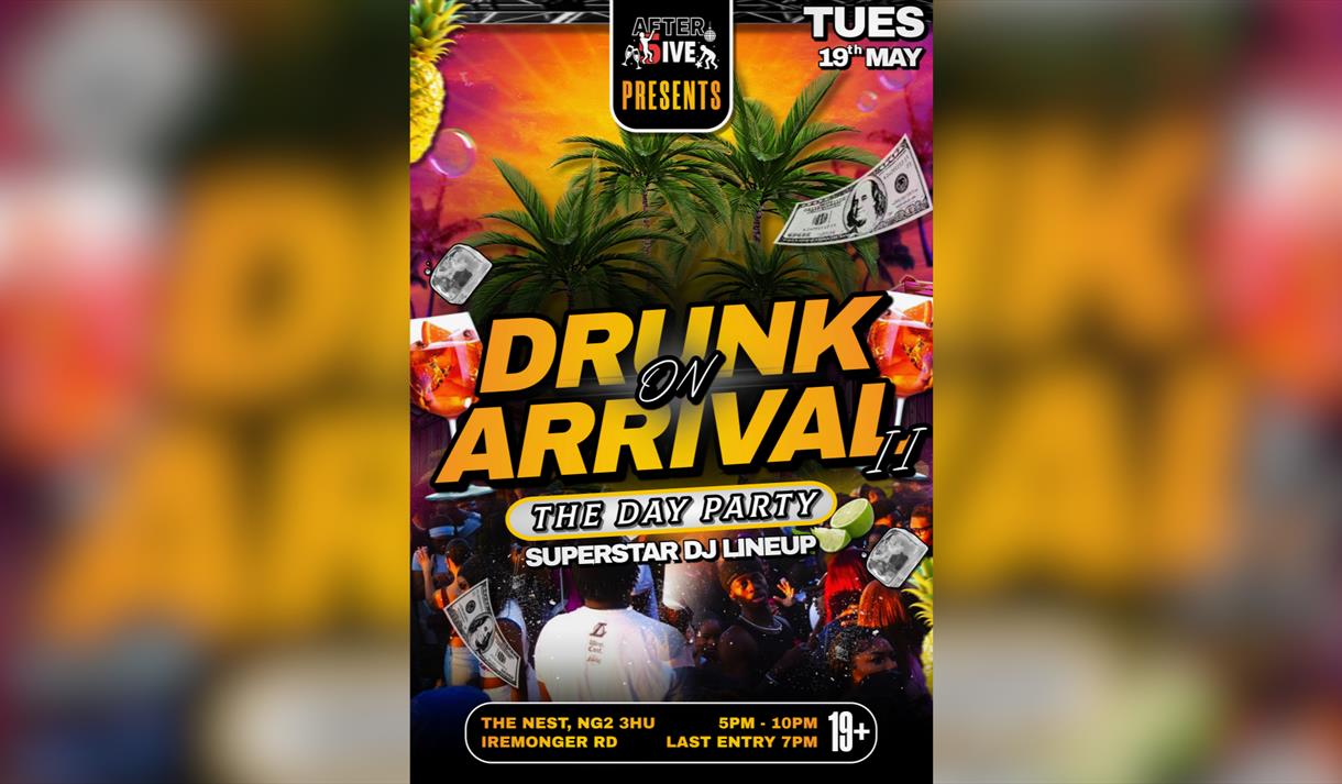 drunk on arrival