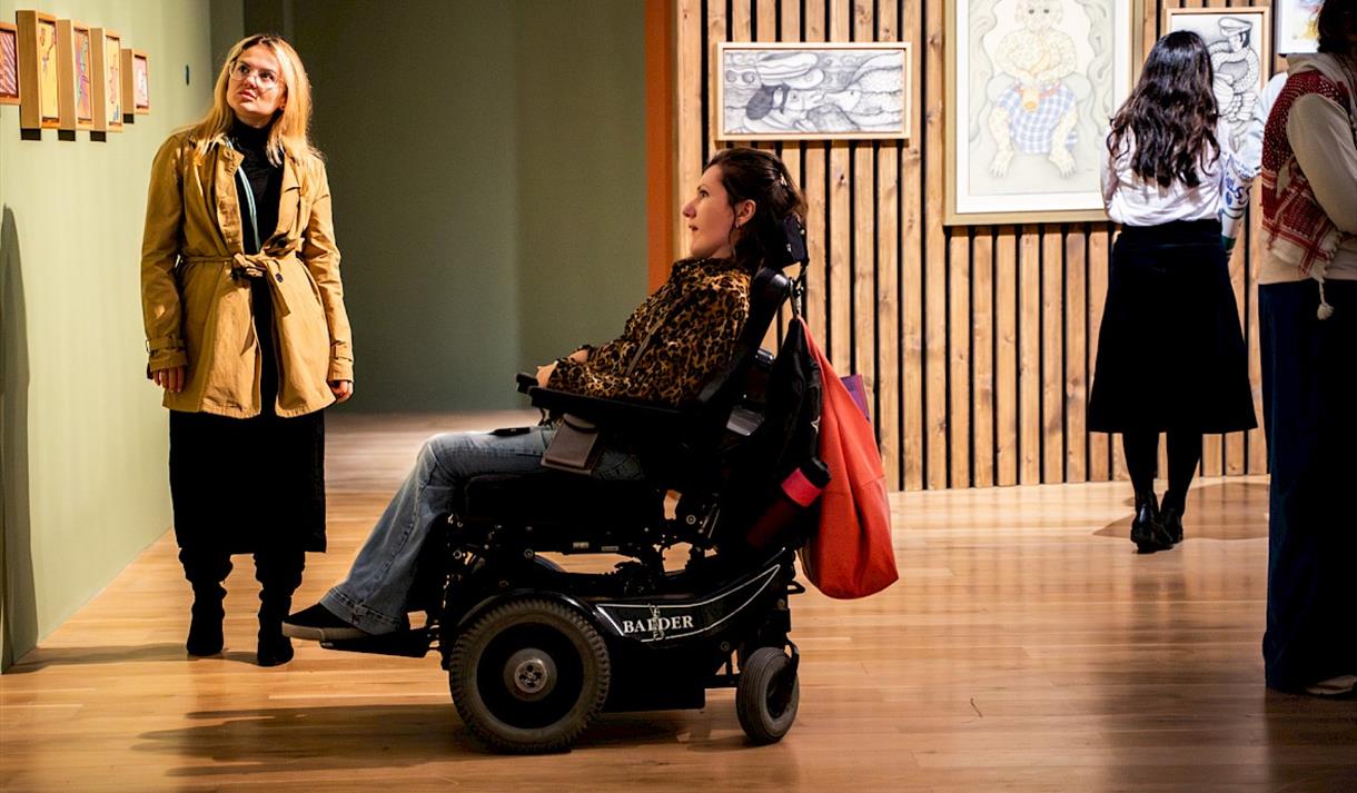 Wednesday Walkthrough with NTU BA Fine Art Students